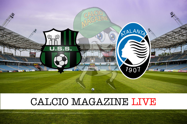 Sassuolo-Atalanta 0-3, il tabellino. Poker di fila in trasferta per gli orobici