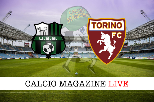 Sassuolo Torino cronaca diretta risultato tempo reale