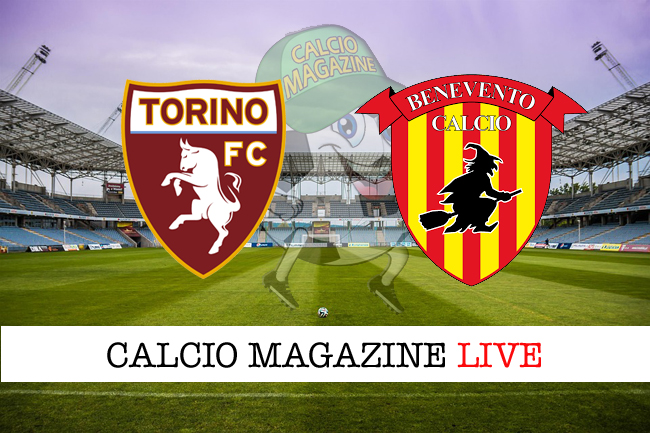 Torino-Benevento diretta: tabellino, risultato in tempo reale