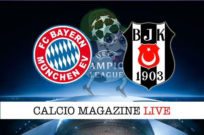 Bayern Monaco - Besiktas: cronaca diretta, risultato live