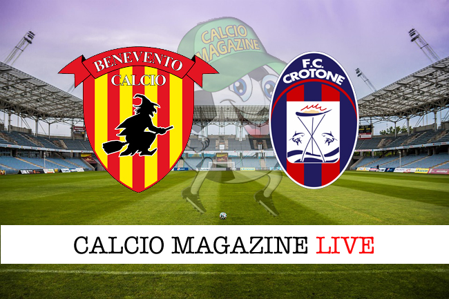 Benevento Crotone cronaca diretta live risultato in tempo reale