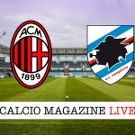Milan Sampdoria cronaca diretta live risultato in tempo reale