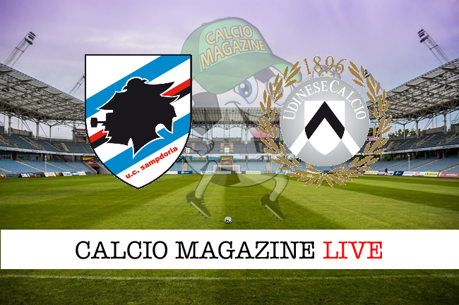 Sampdoria - Udinese, le formazioni ufficiali