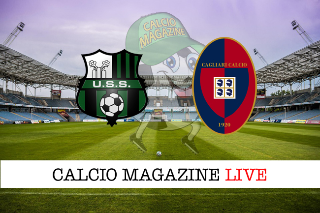 Sassuolo Cagliari cronaca diretta risultato in tempo reale