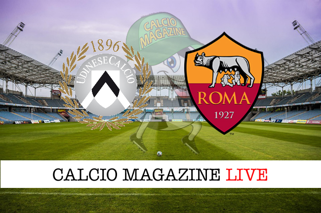 Udinese Roma cronaca diretta live risultato tempo reale