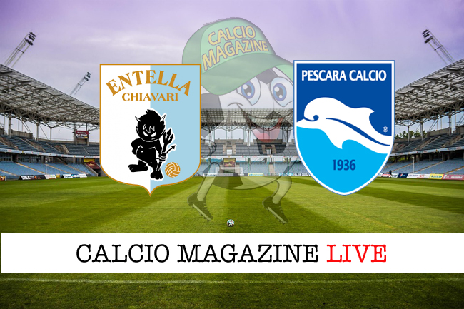 Virtus Entella Pescara cronaca diretta live risultato in tempo reale