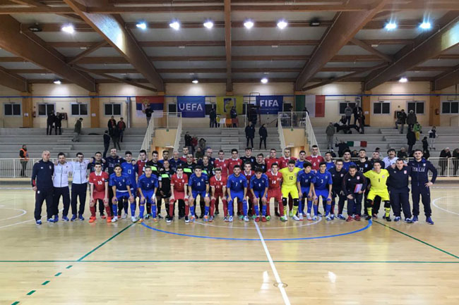 Nazionale U19 Futsal: successo in amichevole contro la Serbia