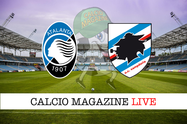 Atalanta - Sampdoria: tabellino e risultato in diretta