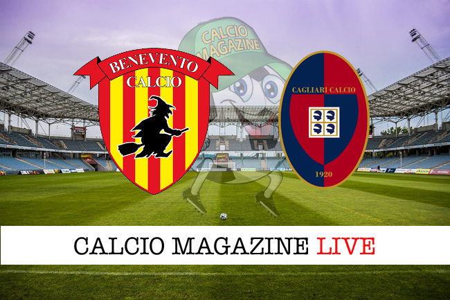 Benevento - Cagliari: tabellino e risultato in tempo reale