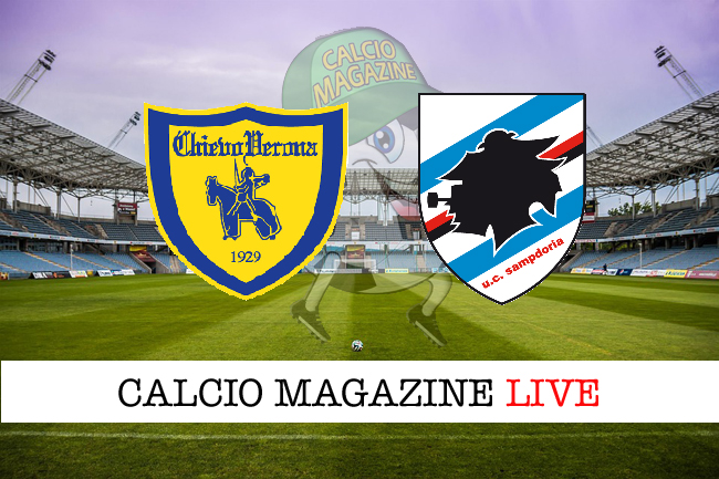 Chievo Sampdoria cronaca diretta risultato tempo reale