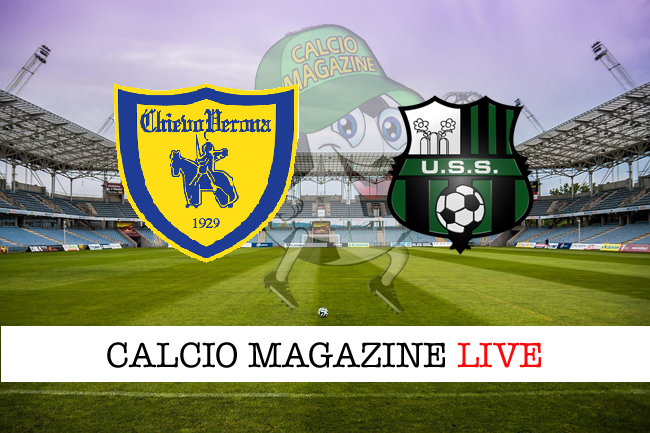 Chievo - Sassuolo: tabellino e risultato in diretta