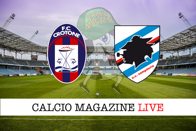 Crotone - Sampdoria: le formazioni ufficiali