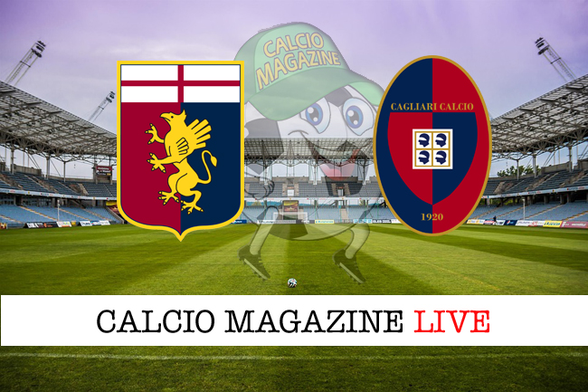 Genoa - Cagliari 1-1 , il tabellino