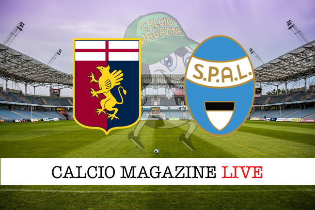 Genoa - Spal, il tabellino