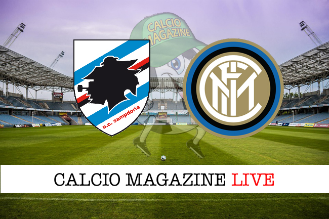 Sampdoria Inter cronaca diretta live risultato in tempo reale