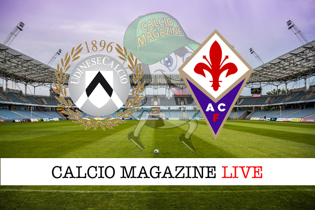 Udinese Fiorentina cronaca diretta risultato tempo reale