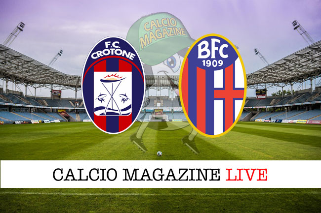 Crotone Bologna diretta risultato tabellino