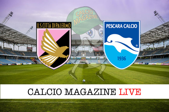 Palermo Pescara cronaca diretta partita Serie B
