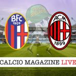 Bologna Milan cronaca diretta live risultato in tempo reale