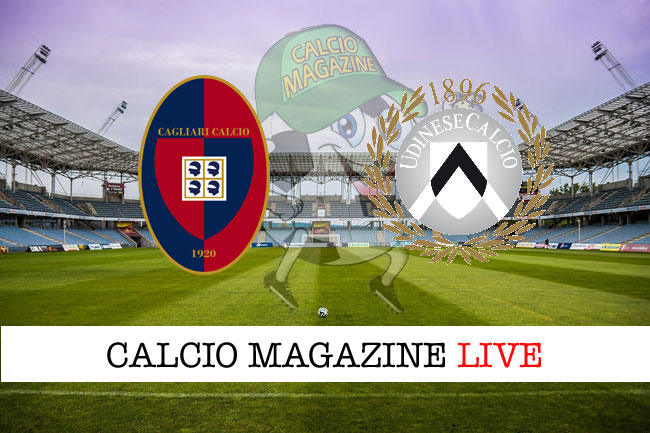 Cagliari Udinese cronaca diretta risultato in tempo reale