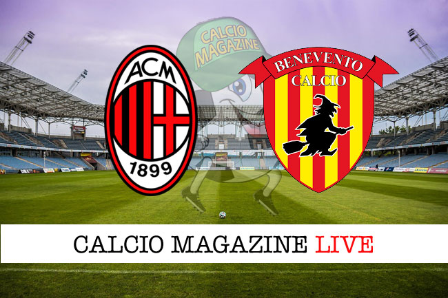 Milan - Benevento 0-1, il tabellino