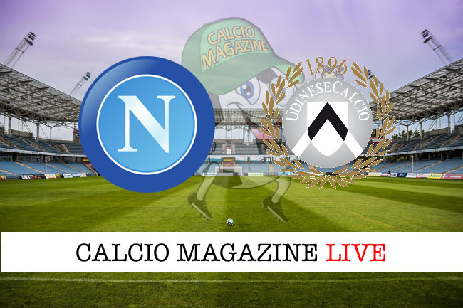 Napoli Udinese diretta risultato tabellino tempo reale