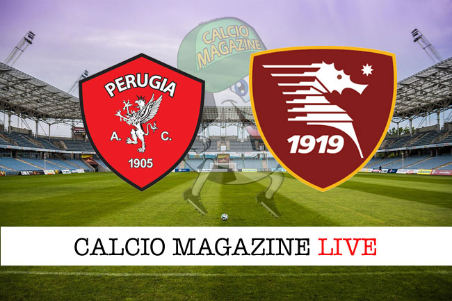 Perugia - Salernitana 1-1, il tabellino