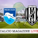 Pescara Cesena cronaca diretta risultato tempo reale