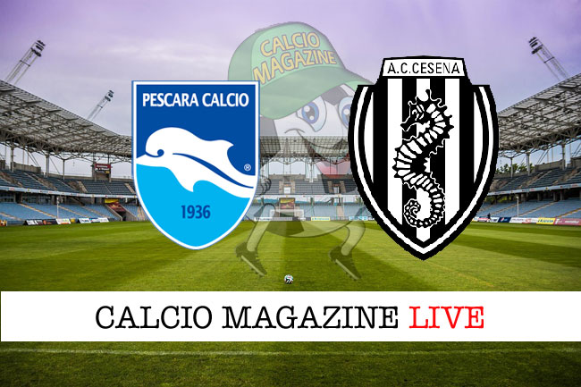 Pescara - Cesena 0-0, il tabellino