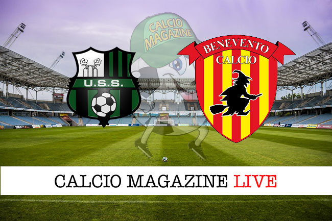 Sassuolo - Benevento, le formazioni ufficiali del match