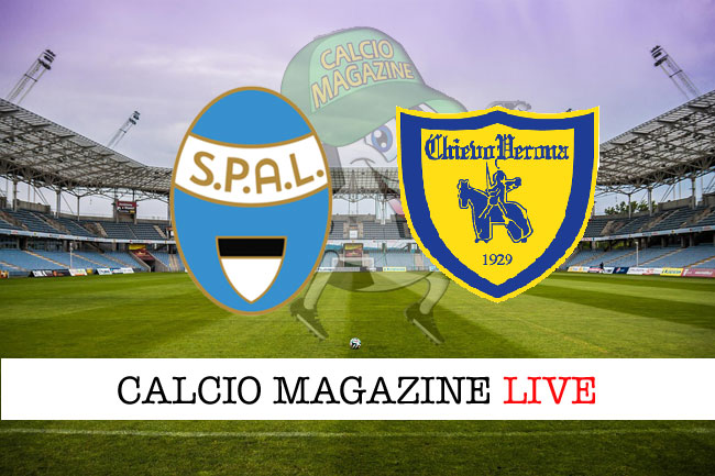 Spal Chievo diretta risultato tabellino tempo reale