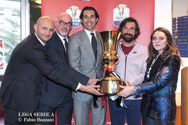 Tim Cup nella Capitale con Pirlo e la Michelin