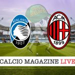 Atalanta Milan cronaca diretta risultato tempo reale
