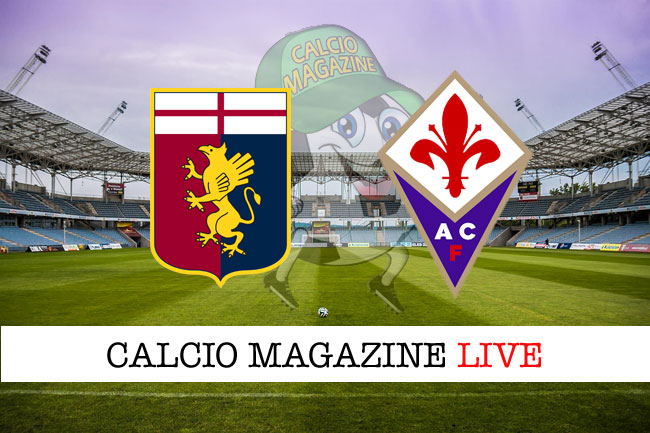 Genoa - Fiorentina, le formazioni ufficiali