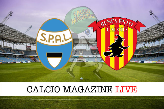 Spal - Benevento, formazion ufficiali della partita