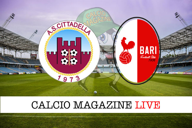 Cittadella Bari cronaca diretta live risultato tempo reale