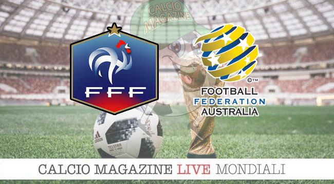 Francia - Australia 2-1:  buona la prima per i transalpini