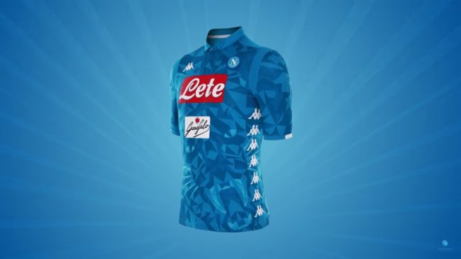Serie A - Il Napoli presenta la nuova maglia per la stagione 2018/2019