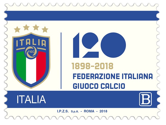 120° anniversario FIGC emesso francobollo celebrativo