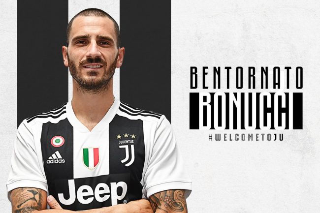 UFFICIALE: Bonucci torna alla Juventus, Higuain e Caldara al Milan