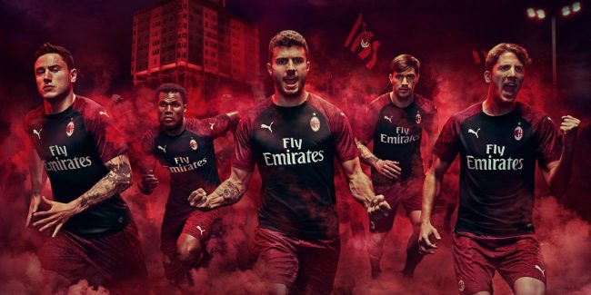 Serie A - Il Milan svela la terza maglia per la stagione 2018/2019