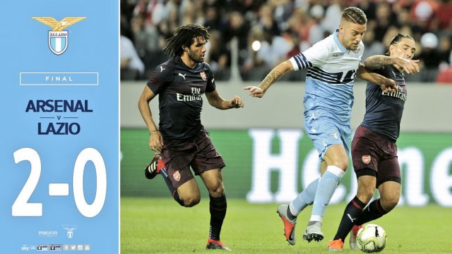 Arsenal-Lazio 2-0: tabellino e cronaca della partita