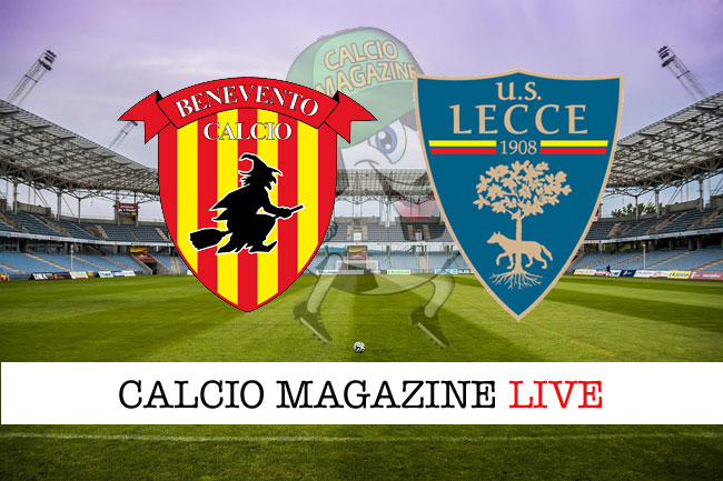 Benevento Lecce cronaca diretta risultato tempo reale