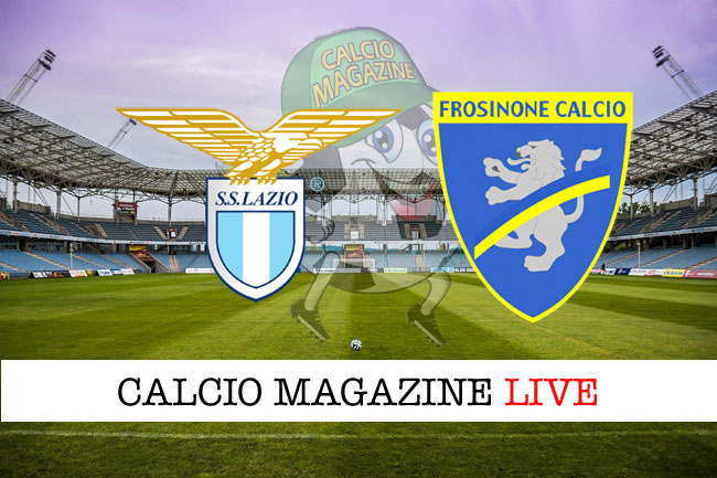 Lazio Frosinone live tabellino risultato diretta