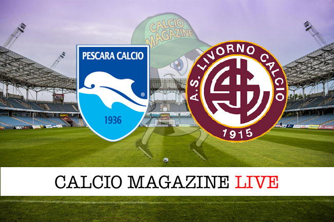 Pescara Livorno cronaca diretta risultato live