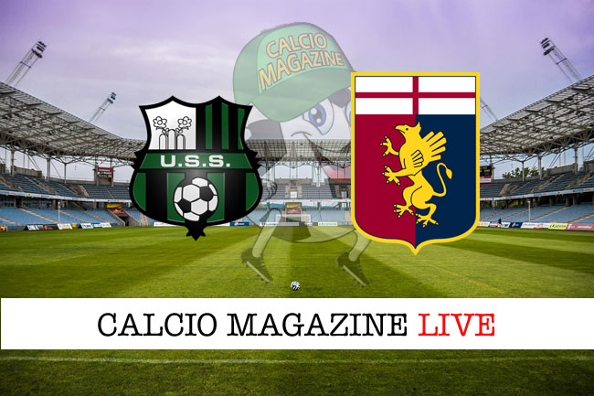 Sassuolo Genoa live risultato tabellino diretta