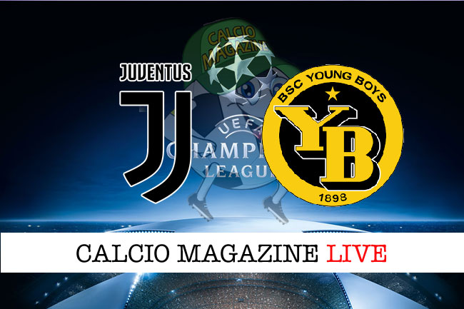 Juventus Young Boys cronaca diretta risultato tempo reale