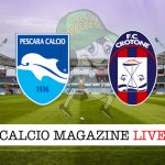 Pescara Crotone cronaca diretta live risultato in tempo reale