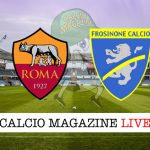 Roma Frosinone live cronaca risultato tempo reale
