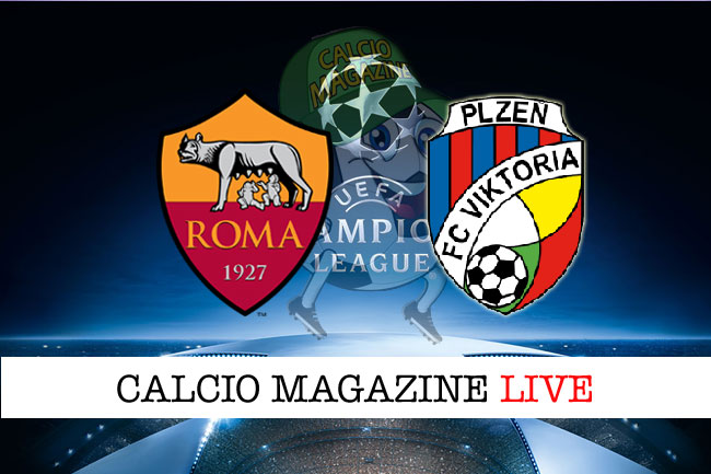 Roma Viktoria Plzen cronaca diretta risultato tempo reale